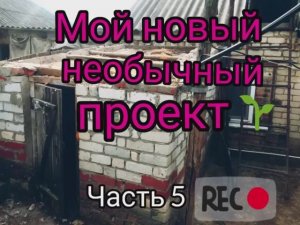 ЧАСТЬ 5.  КАК СТРОИЛИ ЗИМНЮЮ ТЕПЛИЦУ.