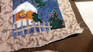 Лоскутное шитьё.Аппликация из ткани.