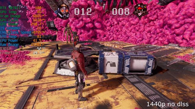 Marvel's Guardians of the Galaxy 1080p 1440p I9 10900K RTX 3070TI Frame Rate Test смотреть онлайн