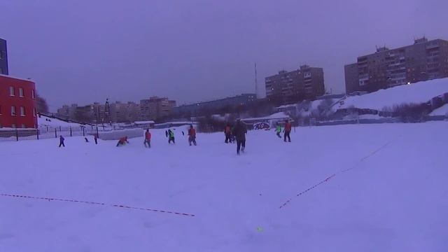 Снежное регби 18.01.2015 (Мурманск) смотреть онлайн