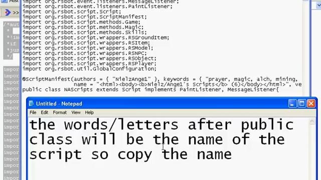 How to add scripts to your RSBot смотреть онлайн