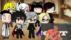 RWBY reacts to Meet The Scout (Team Fortress 2)