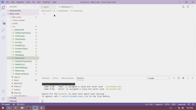React Method in props, conditional rendering, listing fragments смотреть онлайн