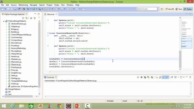 Observer Design Pattern In Python