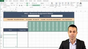 How to Make a RACI Chart in Excel