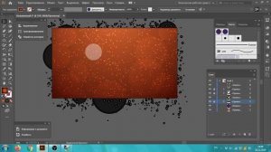Как создать фон из светяшек в Adobe Illustrator для микростоков | Векторный фон с эффектом боке