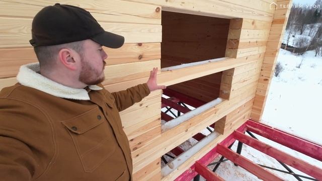 Брусовый дом I Брус под усадку смотреть онлайн