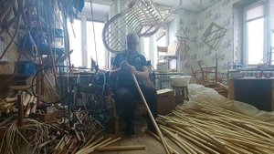 сборка каркаса кресла качалки "классика " часть 1