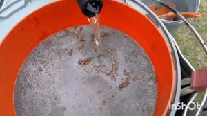 Промыл радиатор отопителя салона.Ниссан Вингроад.