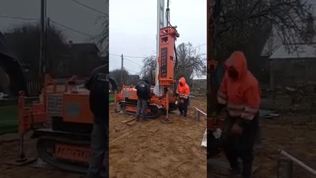 Монтаж буронабивных свай
