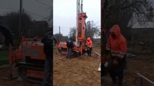 Монтаж буронабивных свай