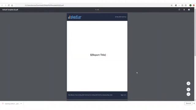 How to schedule and generate PDF reports from Elasticsearch v7.0 and Kibana