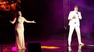 Barcelona. Юлия Денисенко и заслуженный артист РК Владимир Кудрявцев