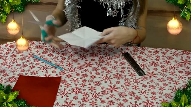 Мастер - класс по изготовлению объемной Рождественской звезды смотреть онлайн