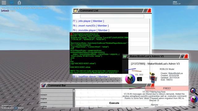Roblox Backdoor Showcase #1 смотреть онлайн
