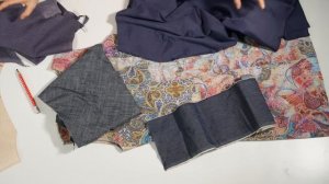 Жилет из лоскутов, ПРОСТО и КРАСИВО!!! Сбор полотна для кроя.