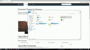 ffmpeg basics - download and "install" for windows