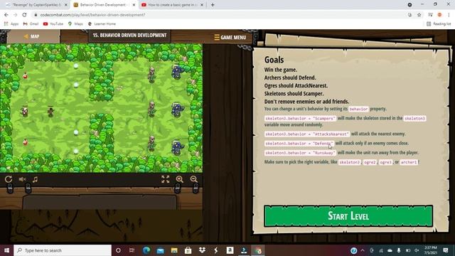 how to create a simple game in python using AI, commands, setting goals and more смотреть онлайн