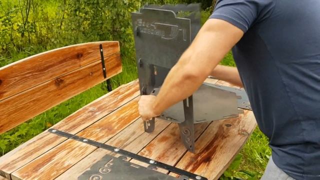 Разборная печь "VSEKAZANY" под казан 10-12л. смотреть онлайн