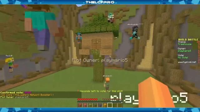 Minecraft Build Battle: Sushi  Ugly trees!