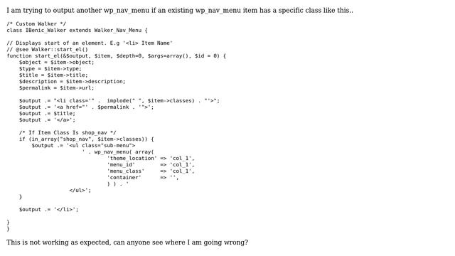 Wordpress: Output existing wp_nav_menu with a custom walker смотреть онлайн