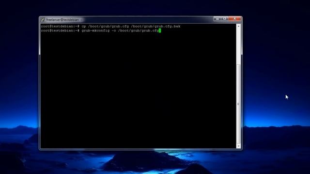 Установка пароля на GRUB2 в Debian 9 смотреть онлайн