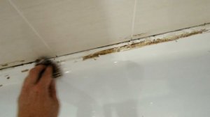 Удаление клея герметик с плитки и ванны