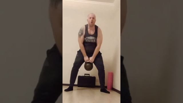 круговая тренировка с гирей #workout #kettlebell #russia #sports