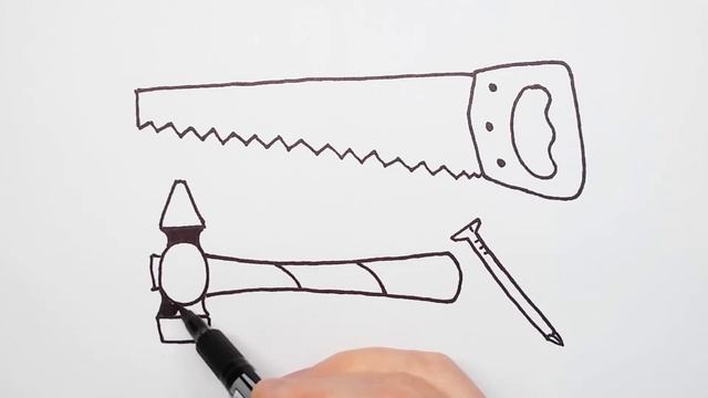 How to Draw Tools Easy - Как нарисовать Инструменты - Como Desenhar Ferramentas смотреть онлайн