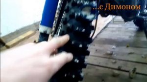 Шипую мото резину. Шипы на Ирбис ТТР 250.