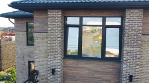 Дом стиля Райт + керамический кирпич ручной формовки.