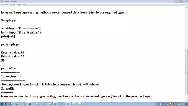 Python Tutorial | input vs raw_input function | Python 2 | python 3 | MS Technologies