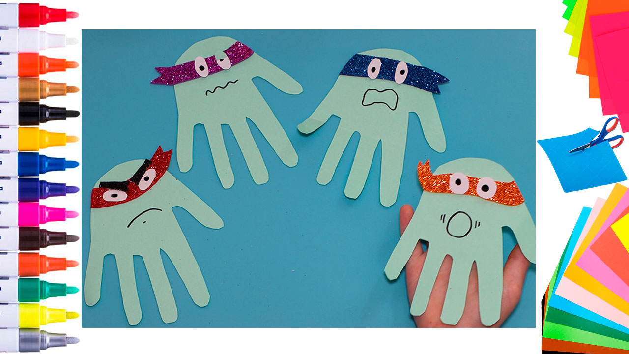 Детские поделки своими руками, простые поделки из бумаги в детский сад и в школу смотреть онлайн