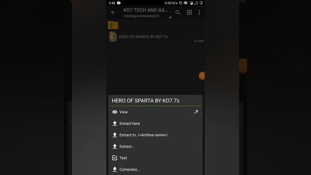 How to play (HERO OF SPARTA)  psp game on android  (ppsspp)#ppssppgames #psp #highlycomprssed #game