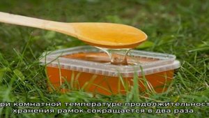 Как хранить мед в сотах