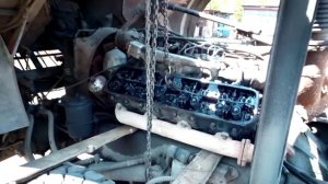 Снятие головки ямз-238 одним человеком. 2