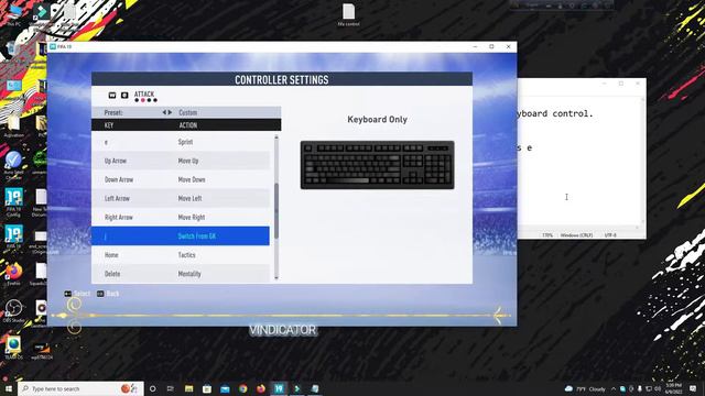 Customize FIFA 16,17,18,19 Control for PC Keyboard