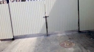 Сделали навес и закрыли с 4-ёх сторон пространство под ним.