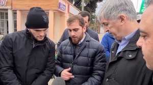 Хабиб Нурмагомедов в Дербенте осмотрел граффити со своим изображением