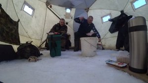 Зимняя рыбалка на Сига , с тестем Подводные сьемки