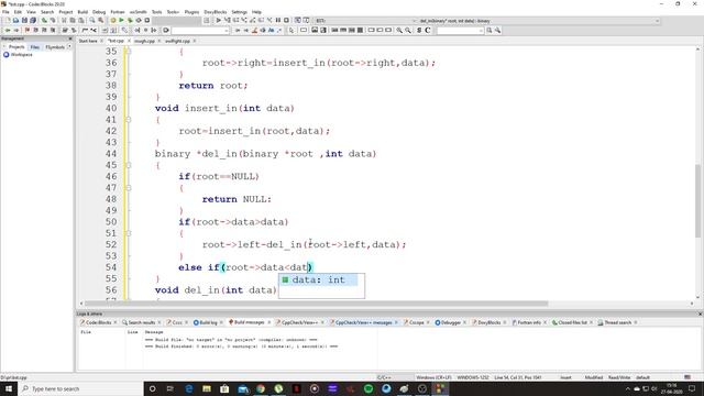 Binary Search Tree Implementation in C/C++