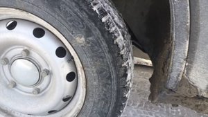 Нива Шевроле. Резина Dunlop Winter Ice 1. Немного негатива.