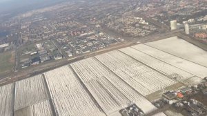 Взлёт из аэропорта Амстердам Схипхол авиакомпания KLM в Москву на Boeing 737-900 Take off Amsterdam