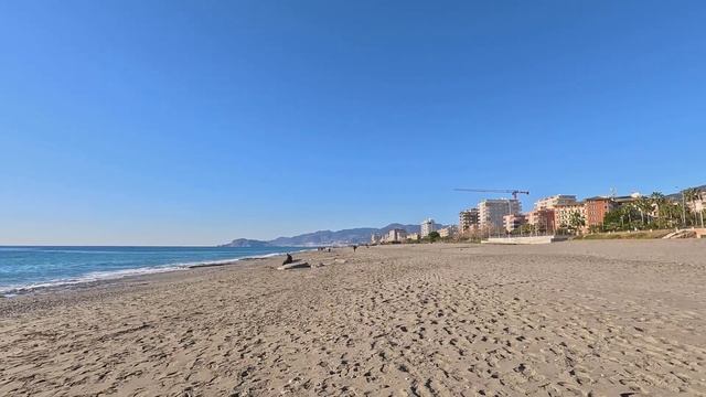 [4k]Набережная и пляжи Махмутлара сегодня. Махмутлар в феврале/ Mahmutlar beach in February