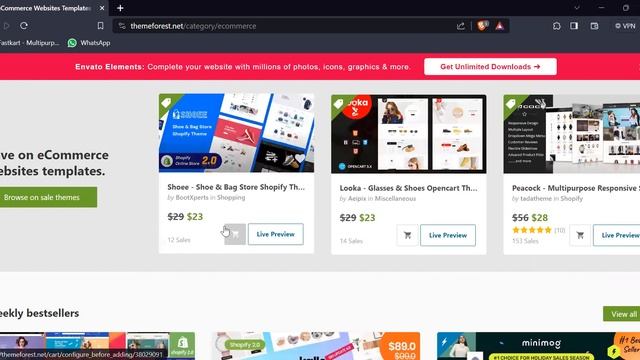 eCommerce Websites Template themeforest | Html Template Kaise Downlode Kare | #htmltemplate  #video