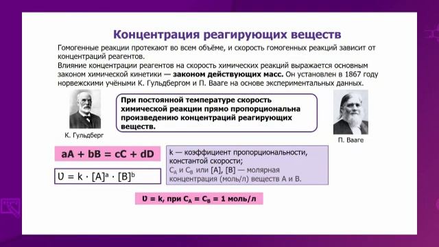 Химия. 10 класс. Скорость химических реакций. Факторы, влияющие на скорость химических реакций