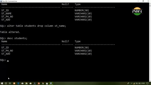 DDL COMMAND IN SQL | Practical implementation of ddl command | DDL COMMAND
