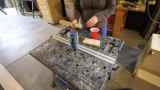 How to make a DIY wood and metal kid's play table with a painted watercolor effect rainbow top смотреть онлайн