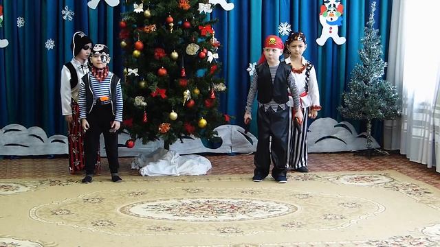 Новогодний Утренник в Детском саду Подготовительная  группа Полный Утренник