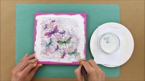 Decoupage canvas - diy wall art canvas - decoupage tutorial - Decoupage for beginners